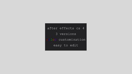 After Effects Project Files - Flat Minimal Logo Reveal - VideoHive 9707222