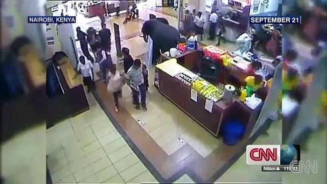 EXCLUSIVE : Footage Shows Nairobi Mall CCTV Terror Attack, Shooting
