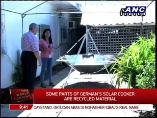 How German in Iloilo cooks using sunlight