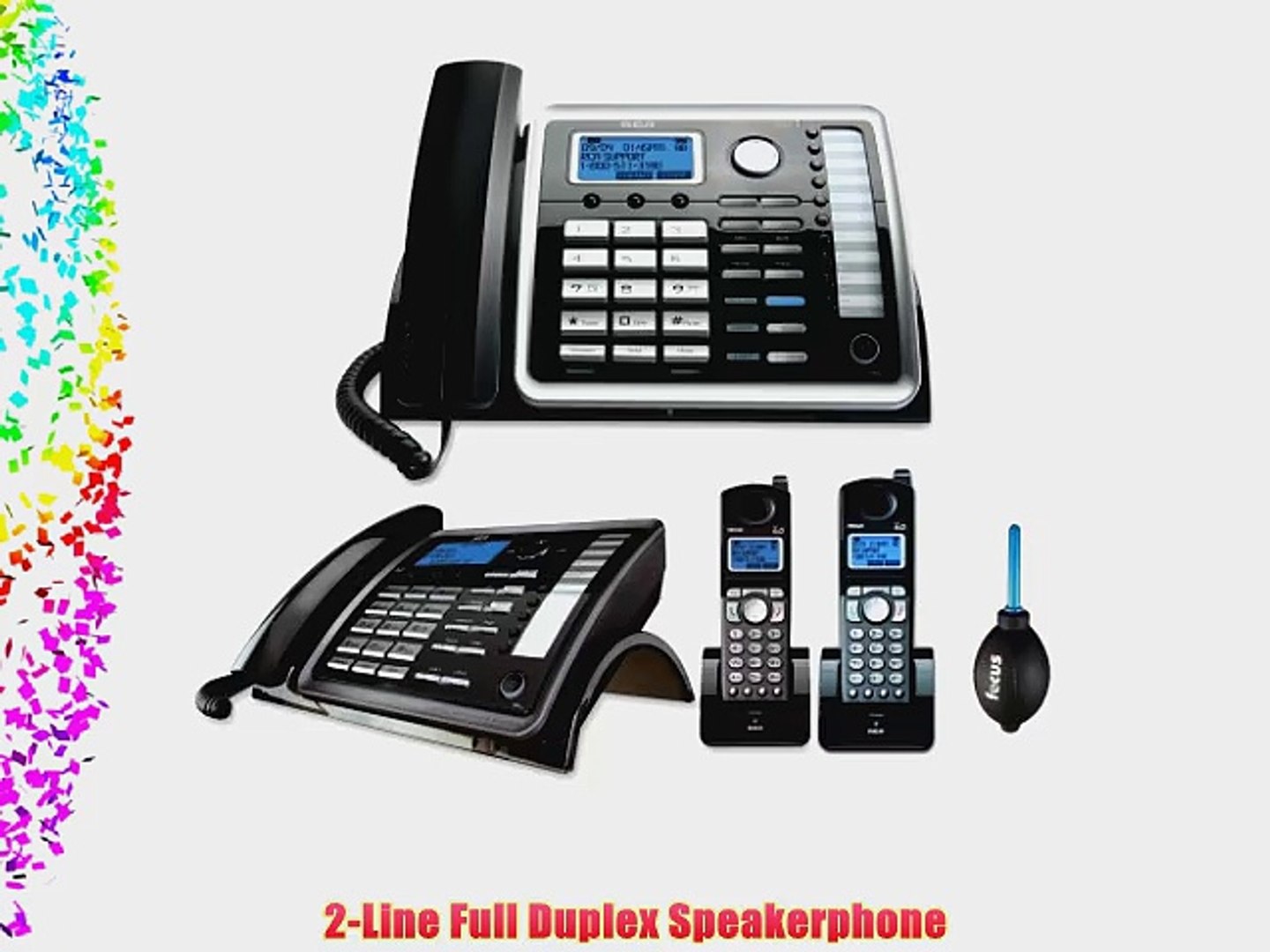 RCA 25260 1-Handset 2-Line Landline Telephone 