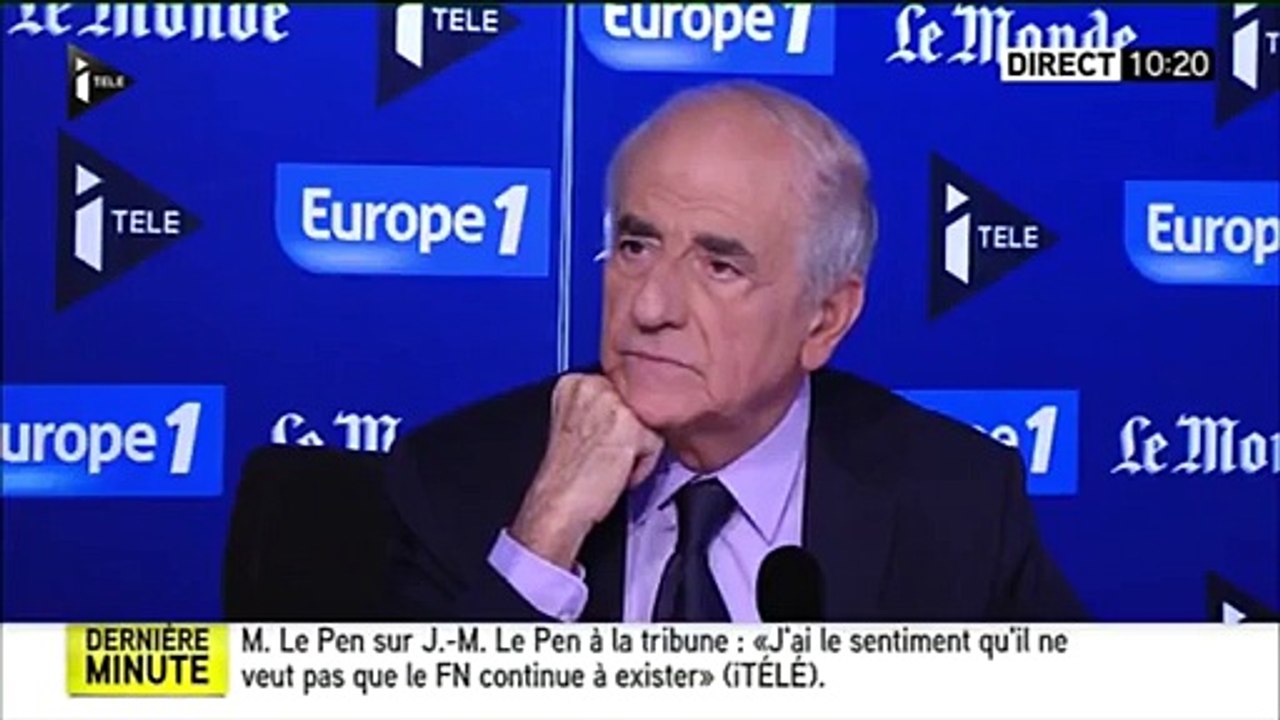 Marine Le Pen estime que son père "ne doit plus pouvoir parler au nom du FN"