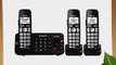 Panasonic KX-TGE243B DECT 6.0 Expandable Digital Cordless Answering System 3 Handsets