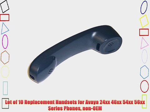 Lot of 10 Replacement Handsets for Avaya 24xx 46xx 54xx 56xx Series Phones non-OEM