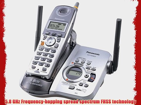 Panasonic KX-TG5631S 5.8 GHz FHSS GigaRange Digital Cordless Answering System