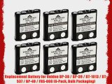 Replacement Battery for Uniden BP-38 / BP-39 / BT-1013 / BT-537 / BP-40 / FRS-008 (6-Pack Bulk