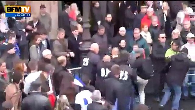 VIDEO - Journalistes canal+ aggressés par des militants FN
