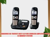 PANASONIC KX-TG6592T DECT 6.0 PLUS CORDLESS AMPLIFIED PHONE (2-HANDSET SYSTEM)