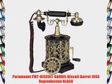 Paramount PMT-BISCUIT-BARREL Biscuit Barrel 1893 Reproduction BLACK
