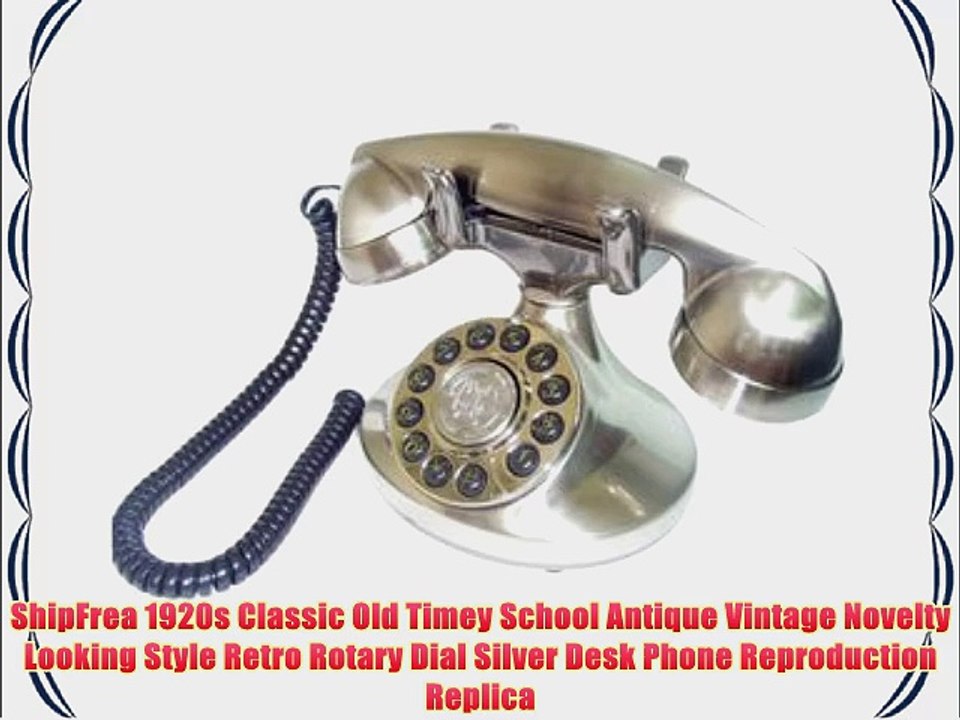 ShipFrea 1920s Classic Old Timey School Antique Vintage Novelty Looking Style Retro Rotary
