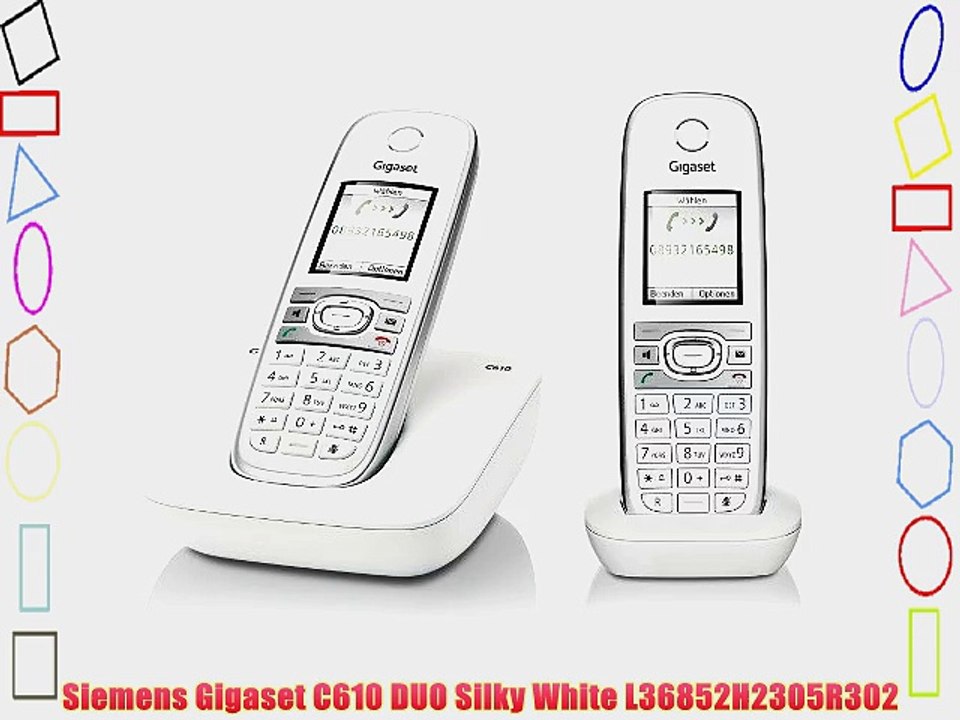 Siemens Gigaset C610 DUO Silky White L36852H2305R302