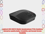 Logitech 980-000741 Mobile Speakerphone P710e Combines Enterprise-quality Audio Portability