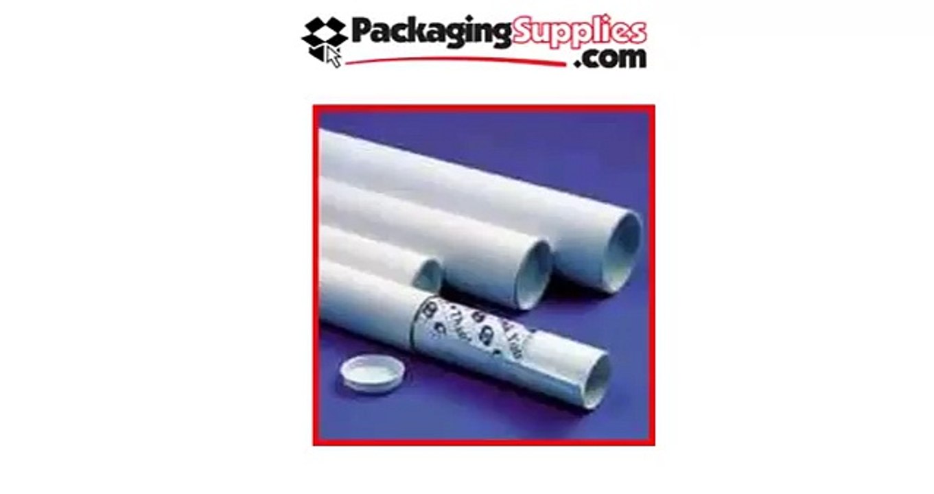 Durable White Mailing Tubes