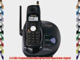 Panasonic GigaRange KX-TG2420B 2.4 GHz DSS Cordless Phone with Caller ID (Black)