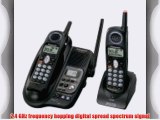 Panasonic KX-TG2344B 2.4 GHz DSS Cordless Phone with Dual Handsets and Answering System