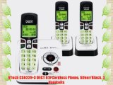 VTech CS6229-3 DECT 6.0 Cordless Phone Silver/Black 3 Handsets