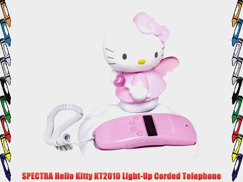 SPECTRA Hello Kitty KT2010 Light-Up Corded Telephone