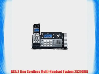 RCA 2 Line Cordless Multi-Handset System 25210RE1