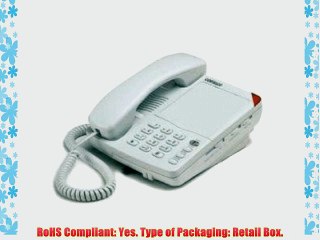 Cortelco 220121-Vba-27f Single-Line Telephone Colleague Basic - Frost