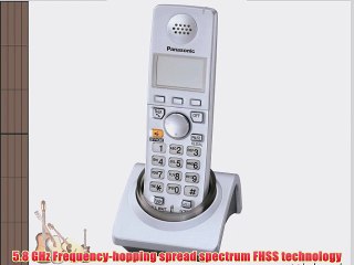 Panasonic KX-TGA570S 5.8 GHz FHSS GigaRange  Expandable Digital Cordless Handset