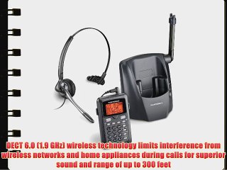 Plantronics Professional Lightweight Single-line 2.4GHz Cordless Convertible Noise Canceling