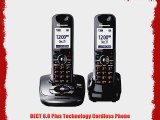 Panasonic KX-TG7532B DECT 6.0 PLUS Expandable Digital Cordless Phone with Answering System