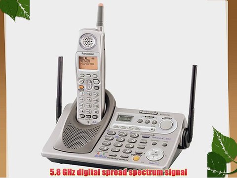 Panasonic KX-TG5240M GigaRange Supreme 5.8 GHz DSS Expandable Cordless Phone with Answering