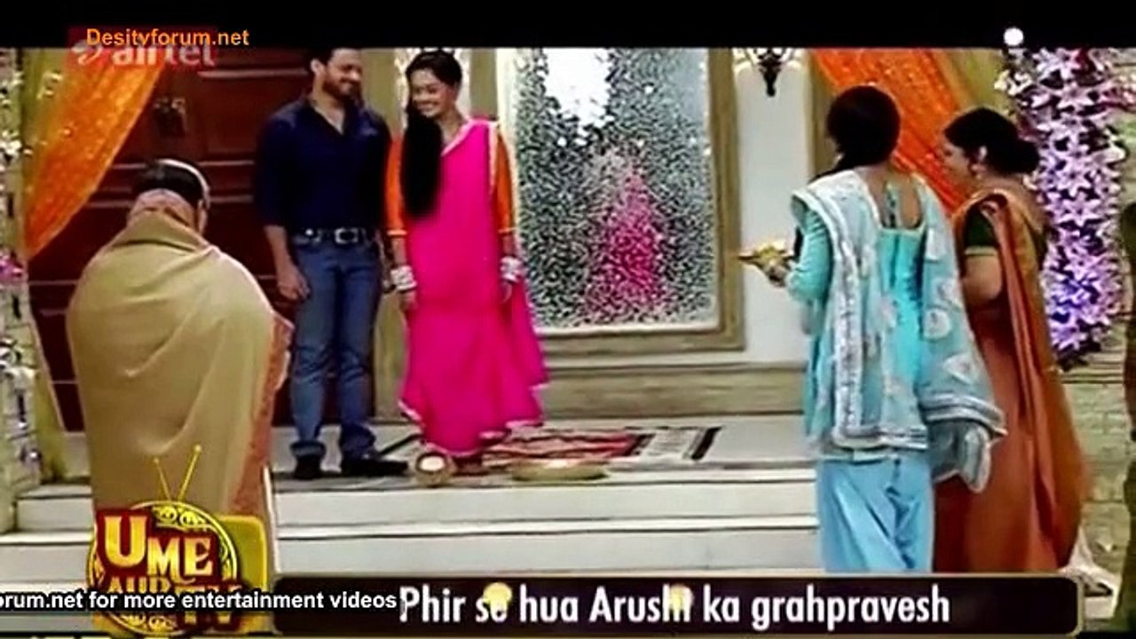 Ghar Mein Phir Hua Arushi Ka Welcome - Satrangi Sasural