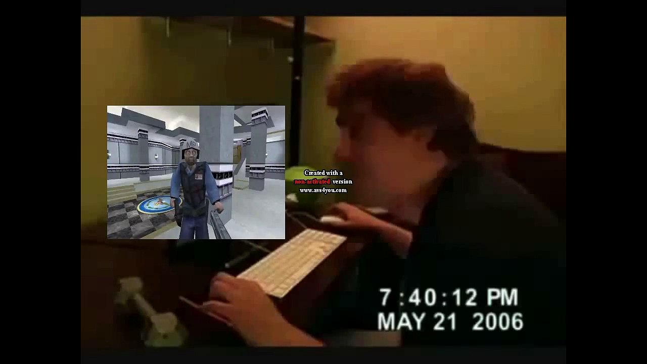 falcon punch guy's reaction half life alpha v0.52 of scary the alpha unit break computer now!