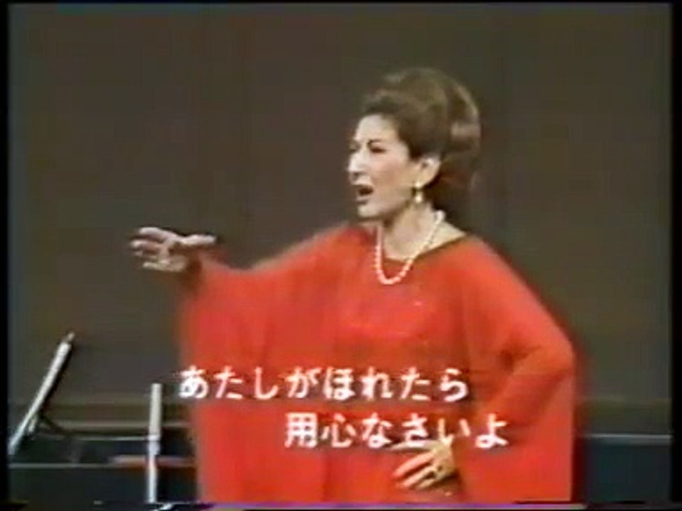 Marias Callas sings "Habanera" from Bizet's Carmen