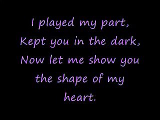 Shape of My Heart Lyrics