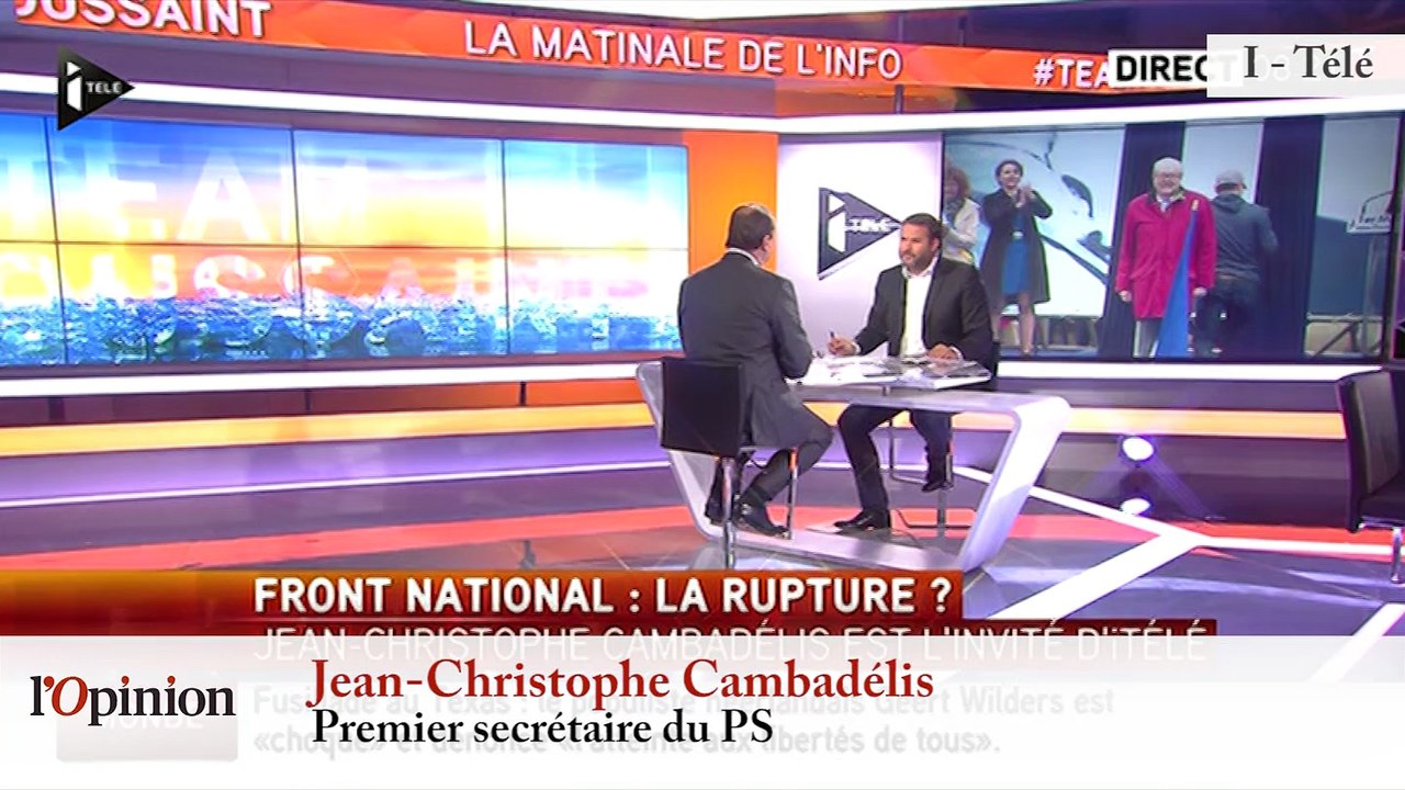TextO’ : Xavier Bertrand (UMP) : "Marine Le Pen veut faire oublier qu'elle est l'héritière de Jean-Marie Le Pen"