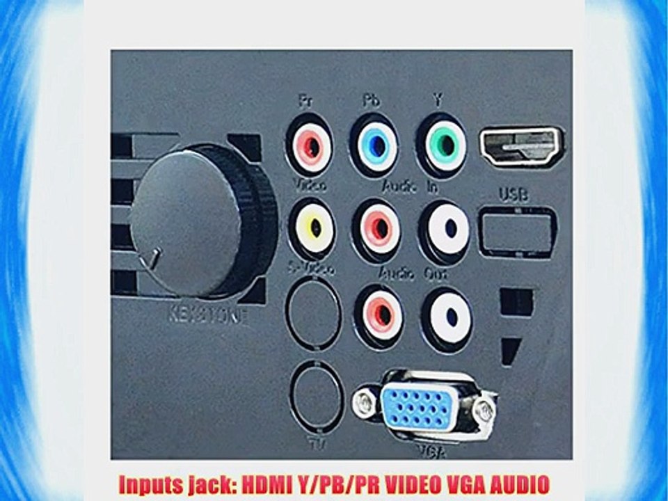 iDGLAX Dream Land DG-737 LED HDMI Projector 1080P HD Compatible (Native 800 x 480) for Home