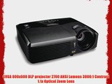 ViewSonic PJD5123 SVGA DLP Projector  120Hz/3D Ready 2700 Lumens 3000:1 DCR