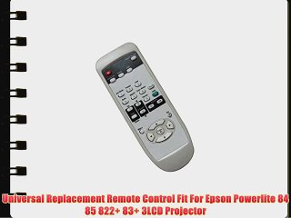 Universal Replacement Remote Control Fit For Epson Powerlite 84 85 822  83  3LCD Projector