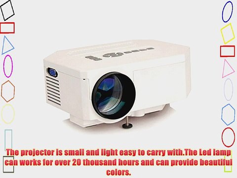 Optimal Shop UC30 100 150 Lumens Hdmi 30W Portable Mini LED High Definition Projector Home