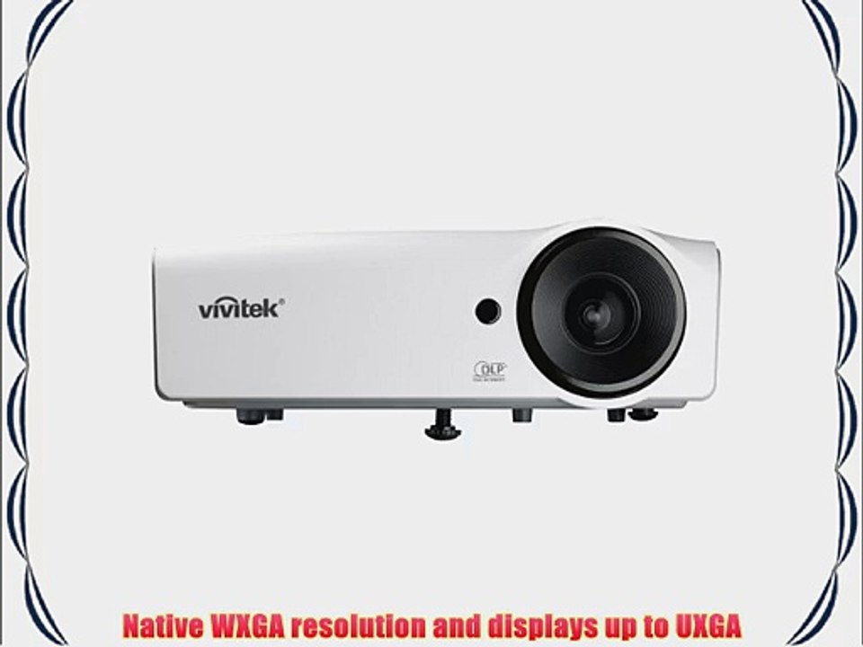 Vivitek D557W WXGA DLP Portable Projector 3000-Lumen 3D HDMI