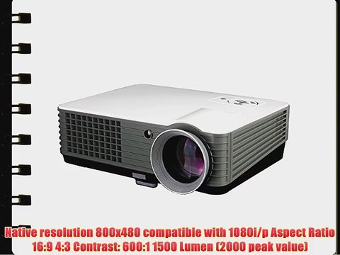 MeGooDo Hd Video Projector LED Hdmi 1080p for Home Theater Movie Night