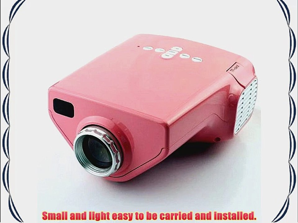 Aketek UC03 Support PC Laptop VGA Input and HDMI SD   USB   AV Input Multimedia LED LCD Portable