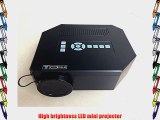 Aketek? Mini Led Projector HDMI Home Theater LED Projector Support HDMI VGA AV USB HDMI Portable