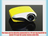 Aketek Newest LCD Home Theater Cinema Projector LED Multimedia Portable Video Pico Micro Small