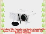 Aketek Mini Multimedia Image System Home LED Digital Projector 60 Cinema Theater PC Laptop