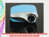 Aketek Newest K10 LCD Home Theater Cinema Projector LED Multimedia Portable Video Projector