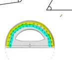 How to measure angles using a protractor - why does it have two sets of measurements?