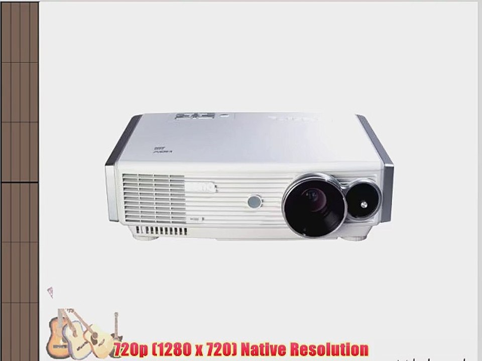 BenQ W500 720p Home Entertainment Projector  White