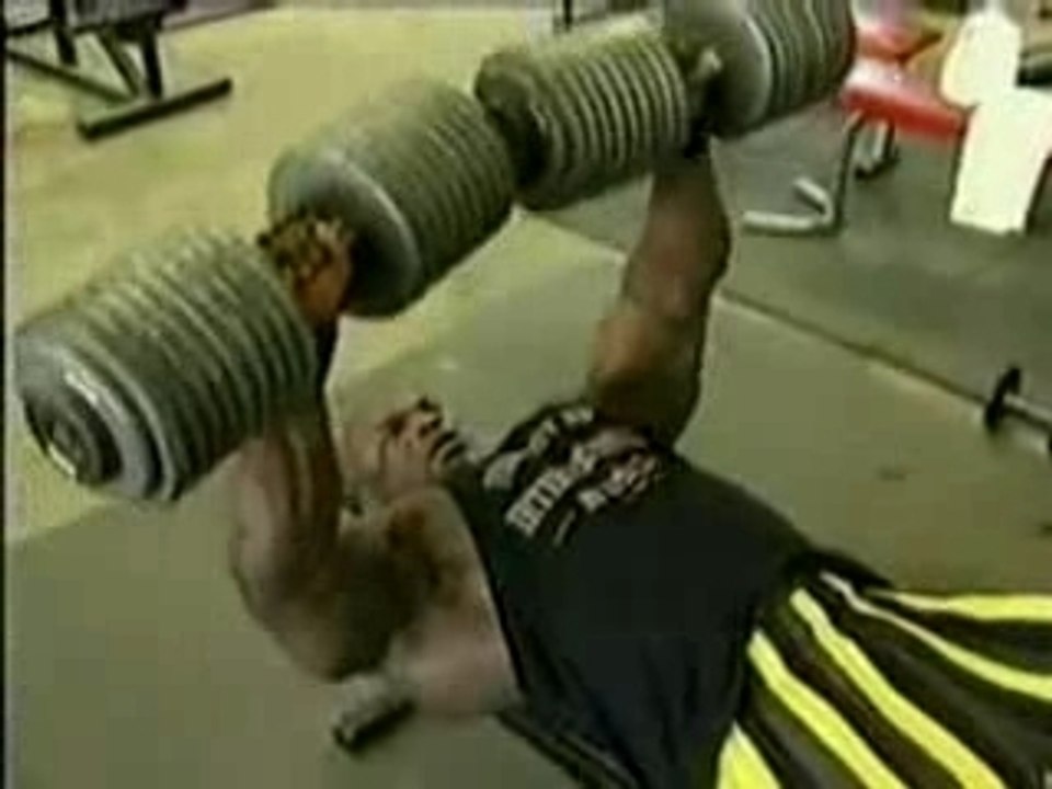 Ronnie Coleman 90Kg par bras