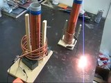 Wireless power transmission using Tesla coils