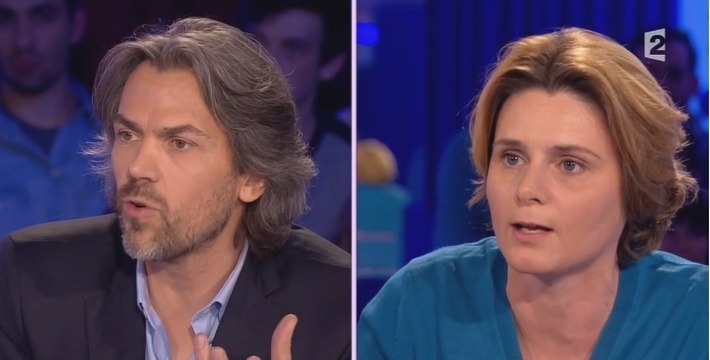 «On n’est pas couché» : Caroline Fourest «refuse de recevoir des leçons» d'Aymeric Caron