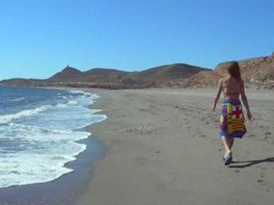 LA PLAYA DE ALGARROBICO ( ALMERIA )