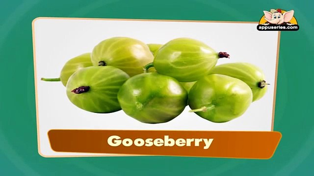Flashcards for kids - Fruits