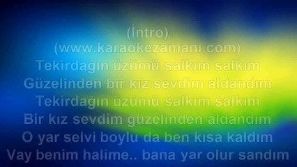 Eşref Vakti - Tekirdağın Üzümü - 2012 - TÜRKÇE KARAOKE